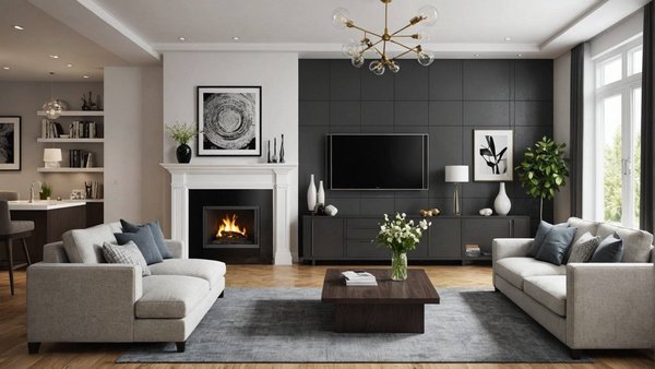 Idées de décoration pour un salon moderne et accueillant